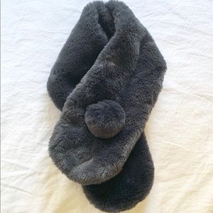 NWOT Zara Kids Midnight Blue Faux Fur